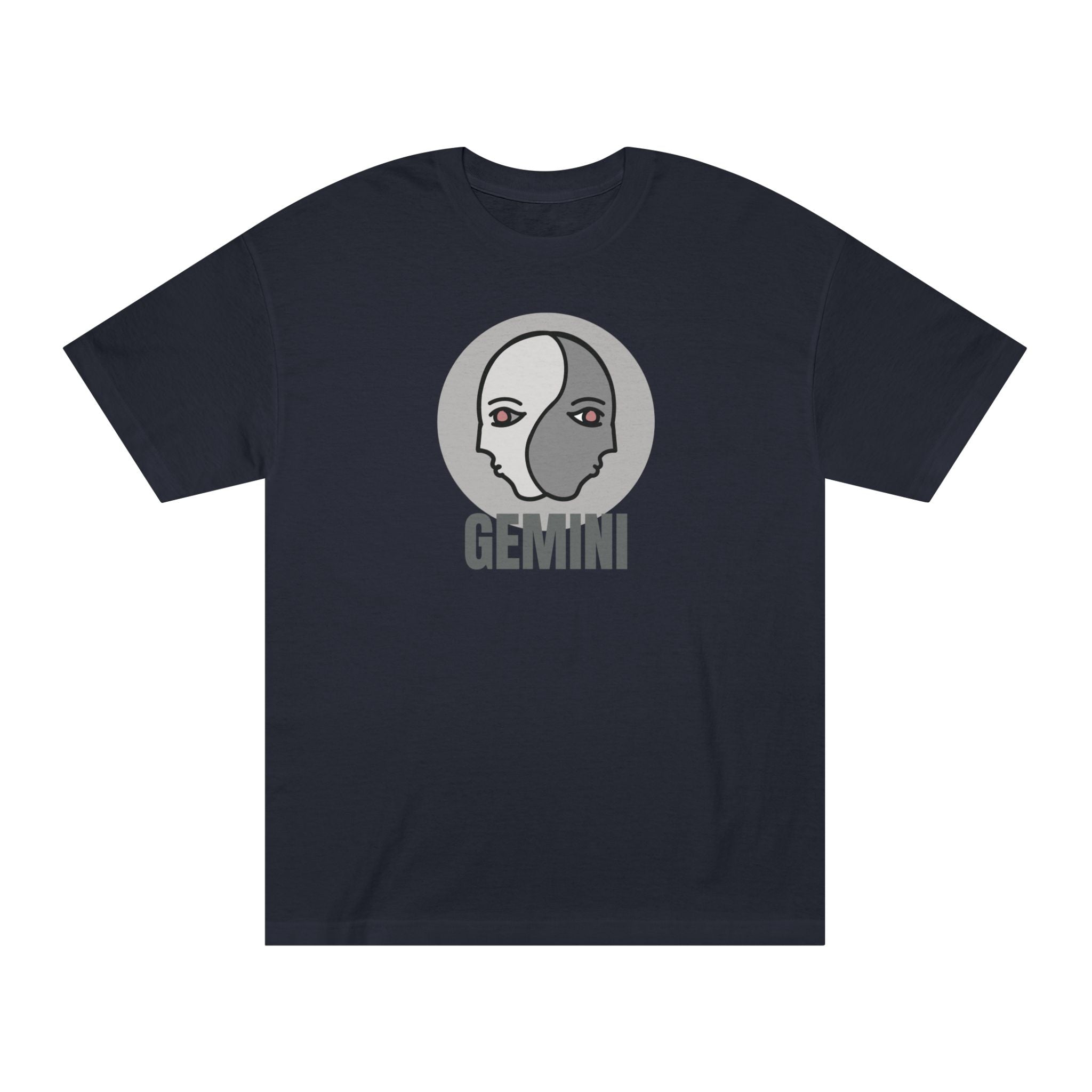 Gemini Zodiac Unisex Tee - Bold Line Identity T-Shirt