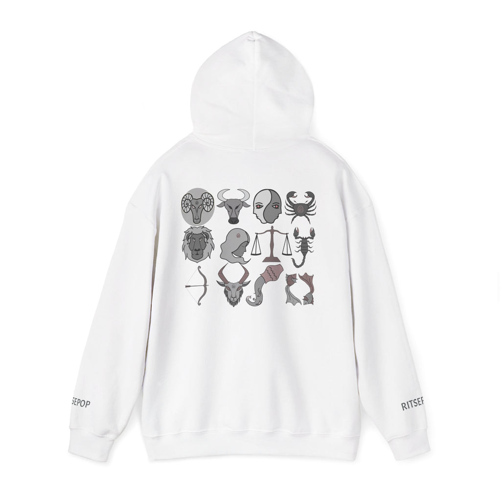 Aries Constellation Hoodie — Zodiac Ram Graphic Sweatshirt