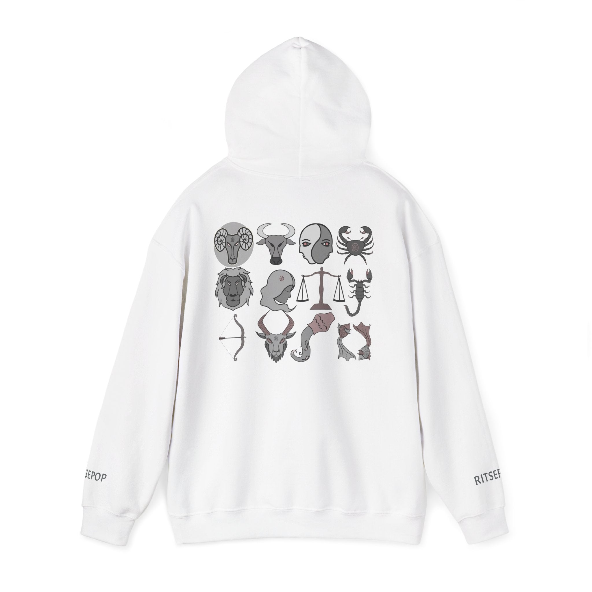 Aries Constellation Hoodie — Zodiac Ram Graphic Sweatshirt
