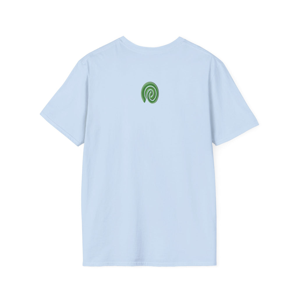 Shape Your Identity – Unisex Softstyle T-Shirt (Fingerprint Pattern, Multi-color)