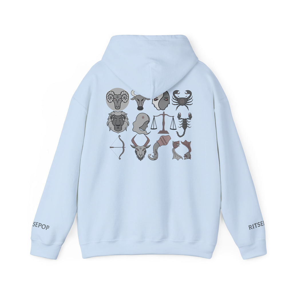 Aries Constellation Hoodie — Zodiac Ram Graphic Sweatshirt
