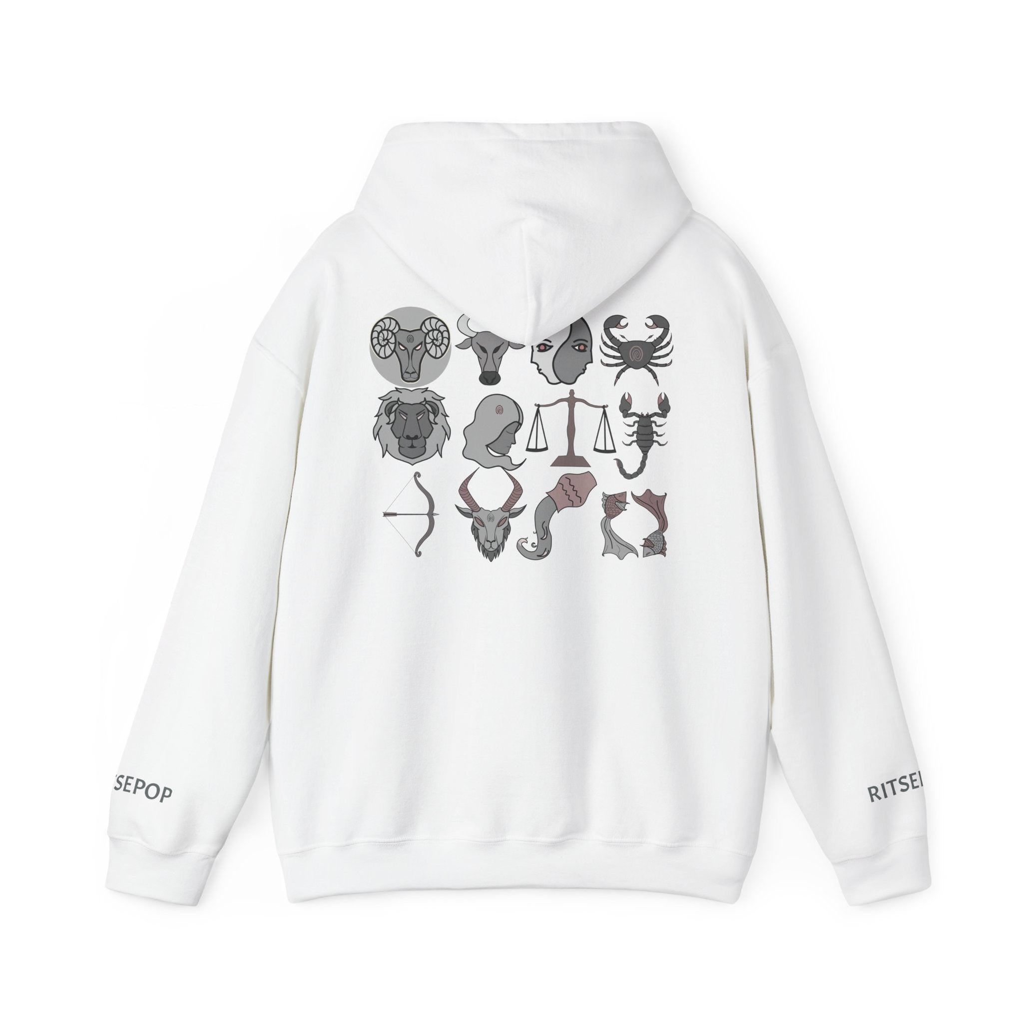 Aries Constellation Hoodie — Zodiac Ram Graphic Sweatshirt