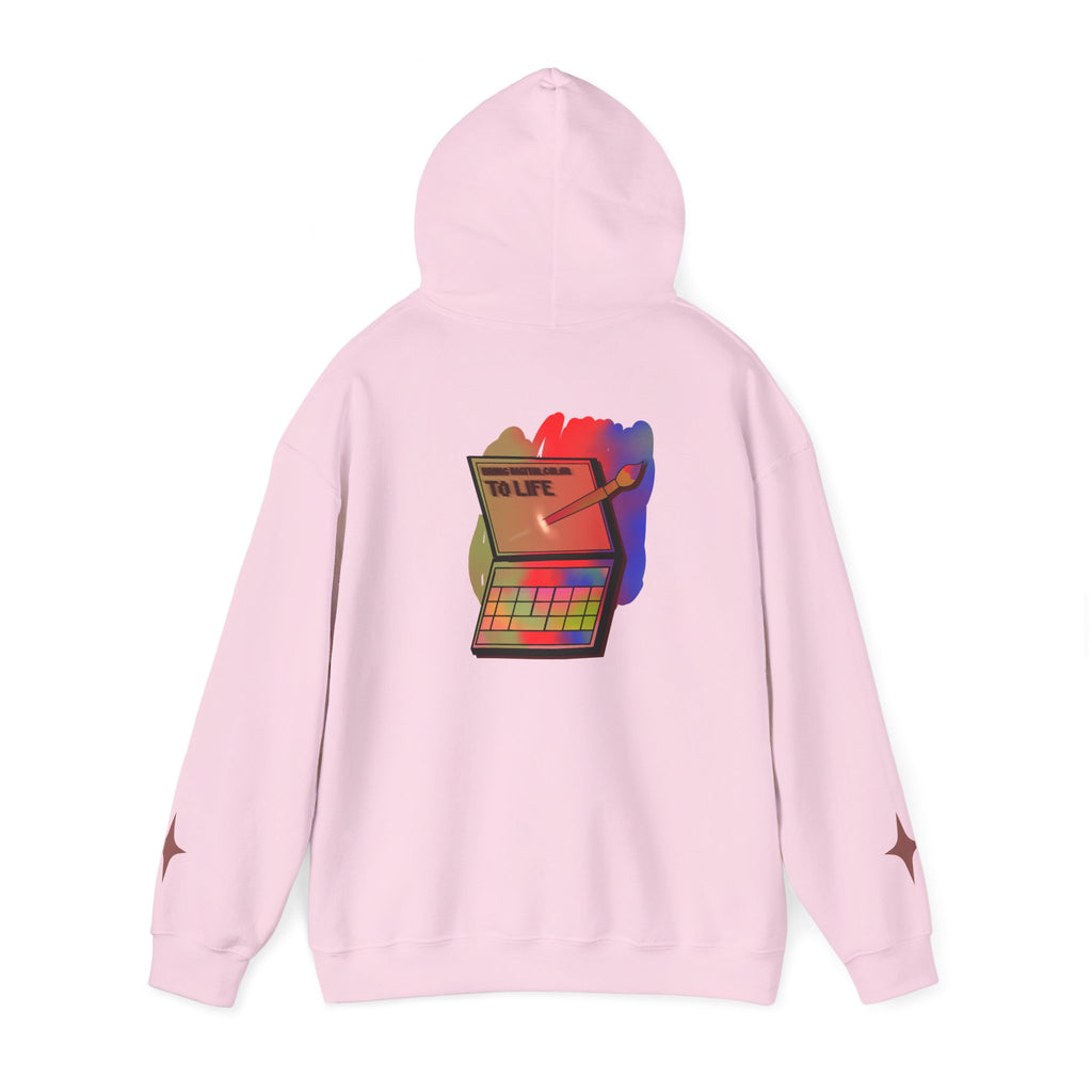 Colorful Gradient Hoodie — 'Bring Color to Life' Vibrant Pullover