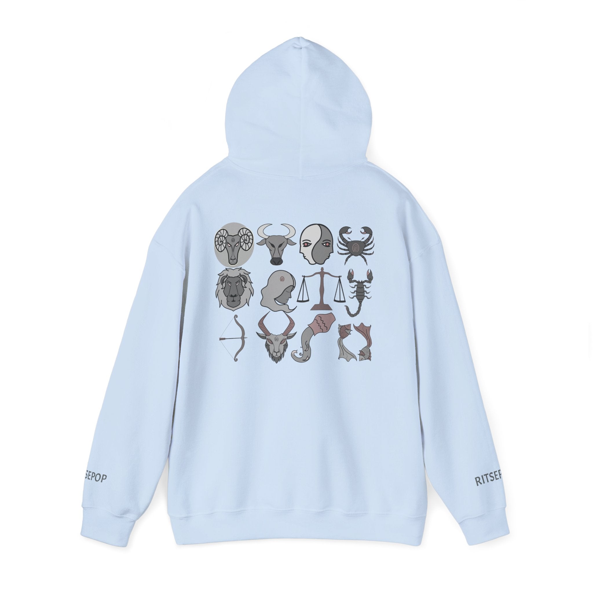 Aries Constellation Hoodie — Zodiac Ram Graphic Sweatshirt