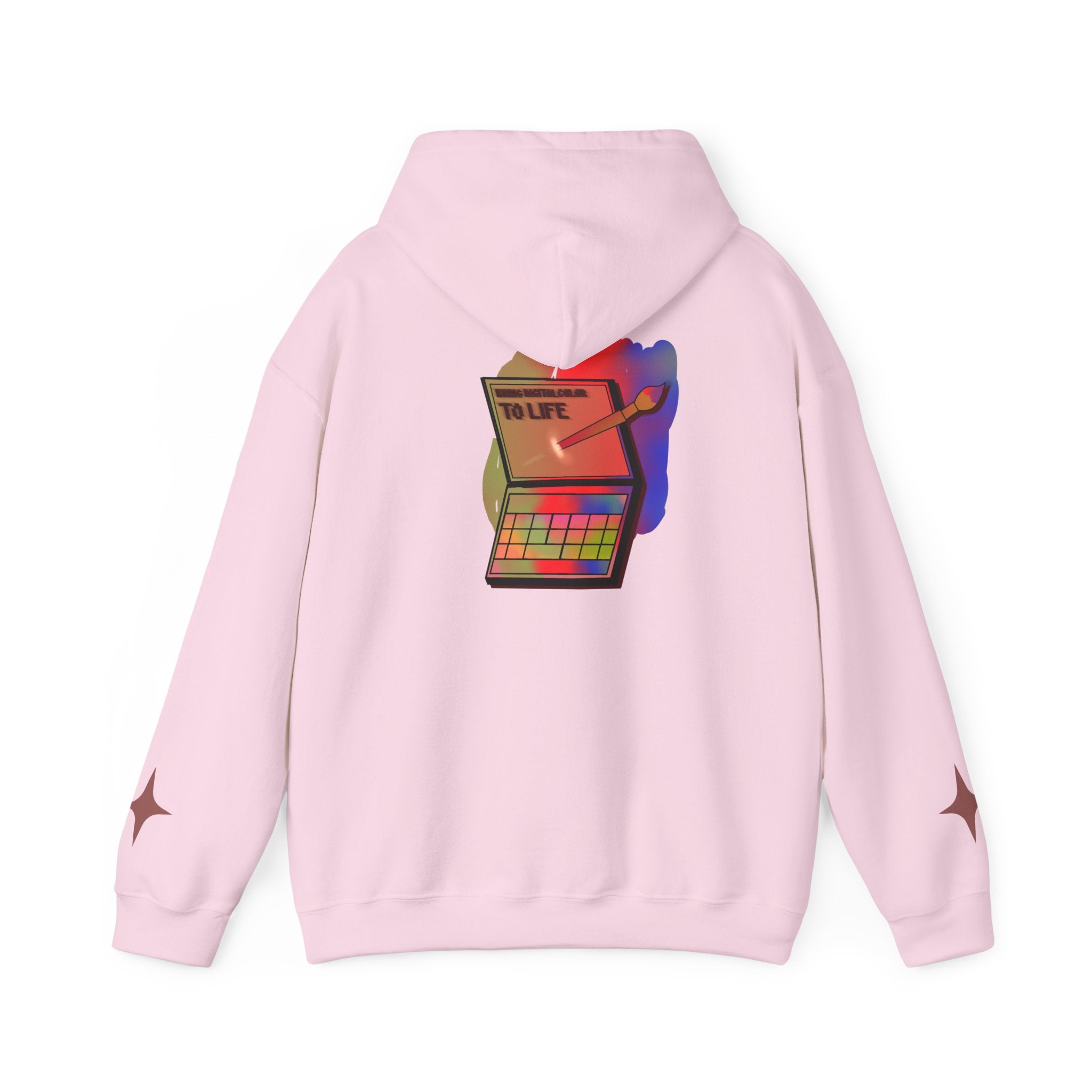Colorful Gradient Hoodie — 'Bring Color to Life' Vibrant Pullover