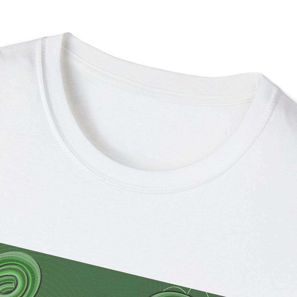 Shape Your Identity – Unisex Softstyle T-Shirt (Fingerprint Pattern, Multi-color)