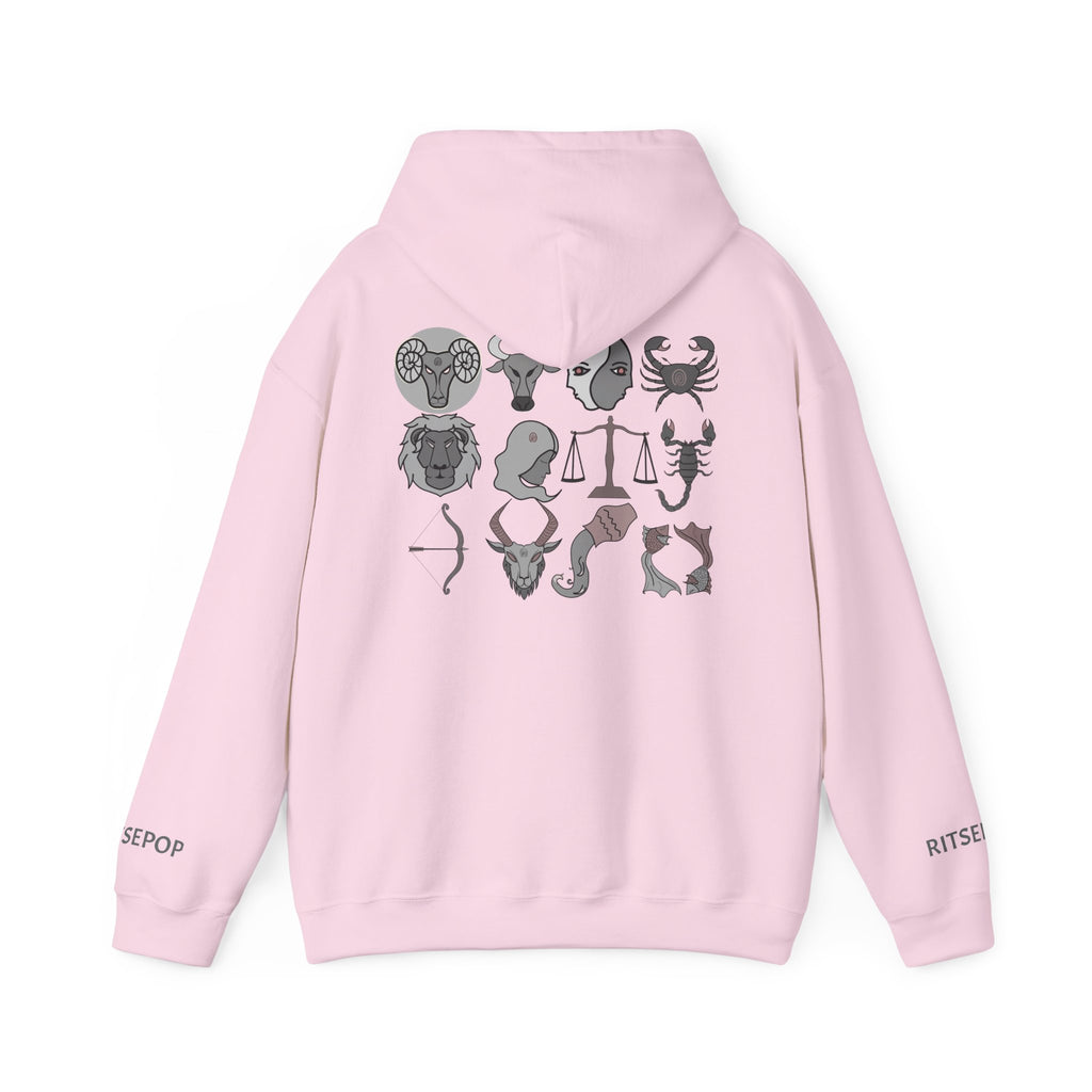 Aries Constellation Hoodie — Zodiac Ram Graphic Sweatshirt