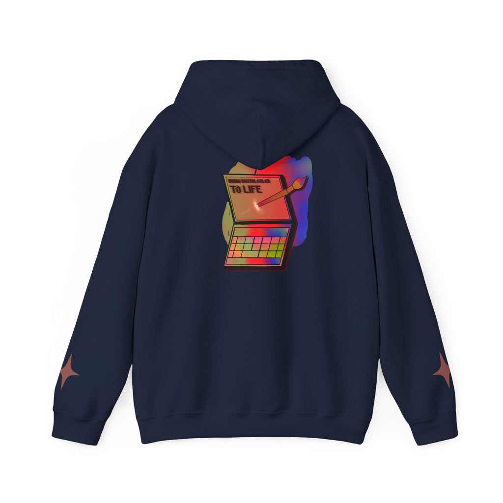 Colorful Gradient Hoodie — 'Bring Color to Life' Vibrant Pullover